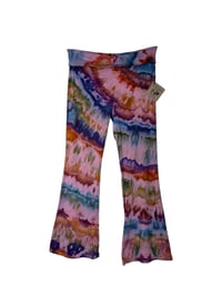 Image 2 of ♻️ UPCYCLED L Knit Flare Pants in Agate Ice Dye