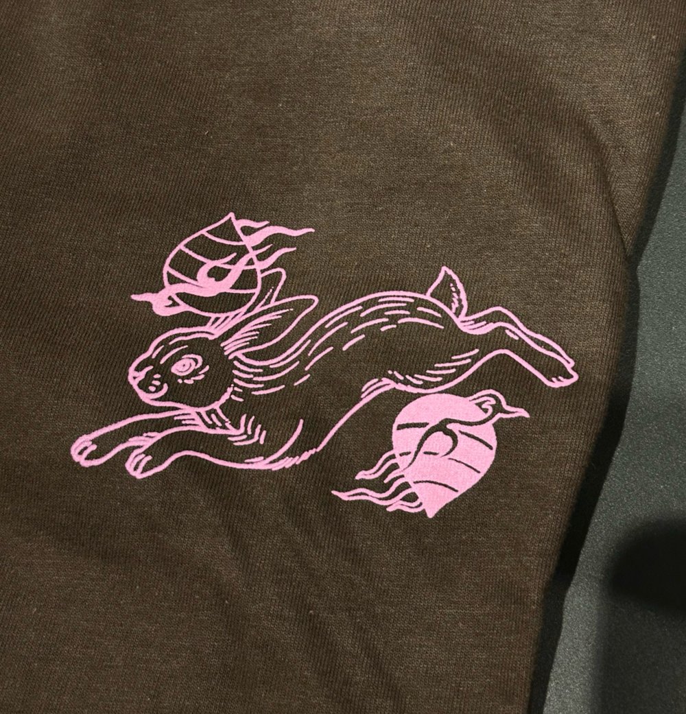 Image of Brown/Pink Tomorrow Tattoo Stained Glass Shirt