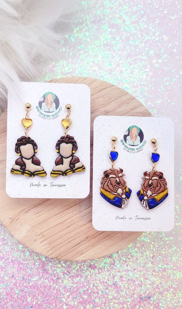 Image of Rose Princess Earrings