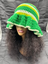 Image 3 of Lucky Clover Ruffle Bucket Hat - Large