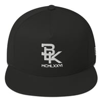 Image 1 of BLK Flat Bill Cap