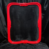 Image 2 of 11x14 Enamel Pin Frame (Red/ Black Fabric)