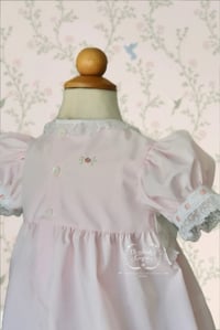 Image 4 of 12mo Silk Ribbon + Bunny Heirloom Bubble 