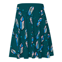 Image 1 of Blue Crystal Skater Skirt
