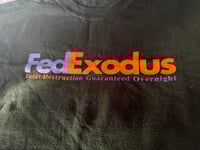 Image 2 of Exodus “ Fedexodus” shirt in medium!