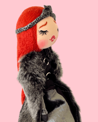 Image 2 of Sansa The Queen Of The North Inspired Art Doll