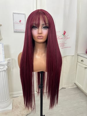 Image of Sangria bangs luxury (custom order) 