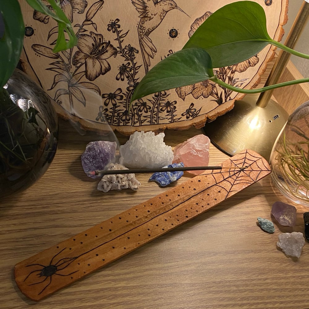 Image of Spider’s Web Incense Holder