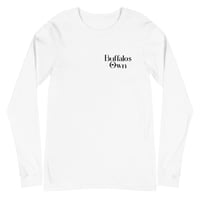 Image 1 of Buffalos Own black logo Unisex Long Sleeve Tee