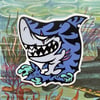 Scar Shark Sticker