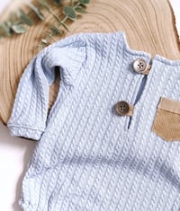 Image 2 of Photoshooting boys bodysuit |  Ari | baby blue | 12-15 months | 18-24 months