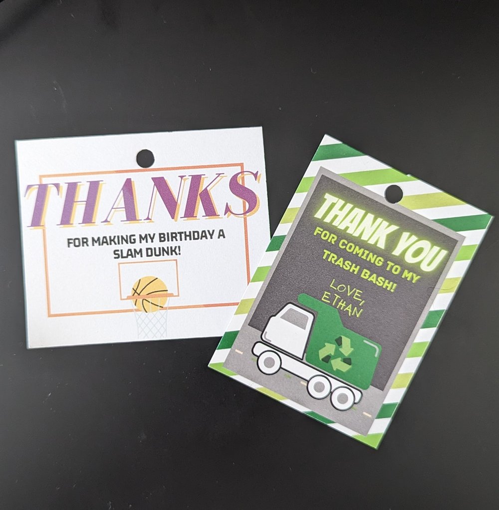 Party Favor Labels