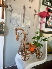Image 2 of Rattan Horse Planter