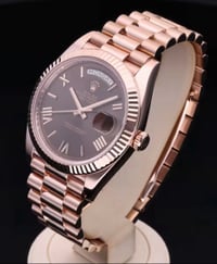 R DD Watch - Brown/Rose Gold