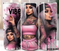 Vibe pink 20oz tumbler