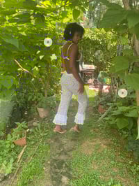 Image 1 of Eyelet Ribbon Bikini top