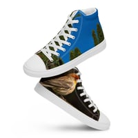 Men’s high top canvas shoes