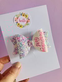 Image 1 of Birthday girl bow 