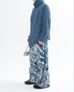 Image of MASSTAK - 171 Psychedelic Ptchwrk Jeans