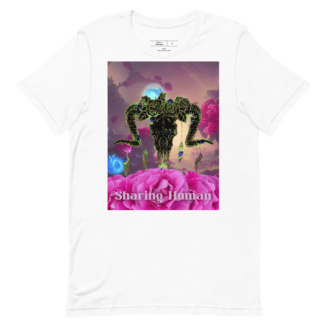 SHARING HUMAN™ "ROSES" T-SHIRT