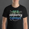 Gay Solidarity Forever Calligraphy Printed Tee