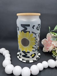 Image 2 of Blessed MOM Libbey Glass Cup