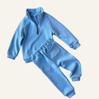 Ribbed Zip Up Sets