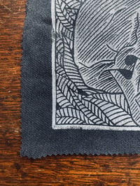 Image 3 of 'Life From Death' Blockprinted Denim Backpatches