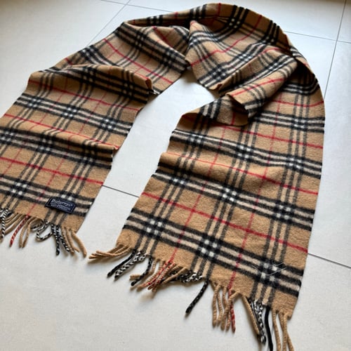 Image of Burberry Wool Scarf