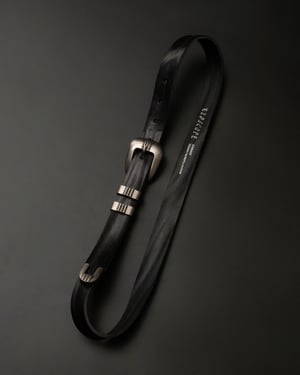 Image of KLDSCOPE - Johnny Leather Belt (Wave)