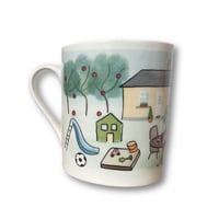Image 4 of Custom Grandparents' House - Full wrap illustration mug (450 ml / 15 oz)