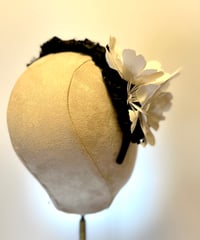 Image 2 of Black fabric covered bandeau