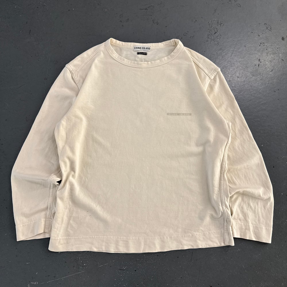 Image of SS 2002 Stone Island heavyweight T-shirt, size medium