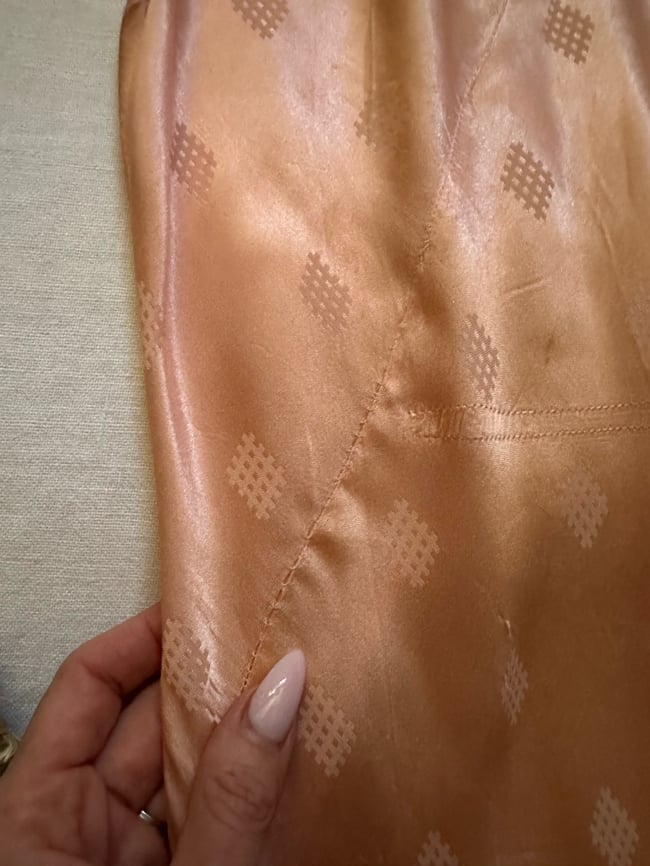 1920s liquid silk satin deco slip dress