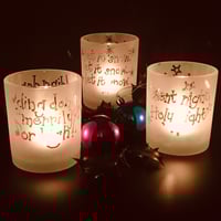 Image 3 of ‘Ding Dong Merrily On High!’ Christmas tealight holder