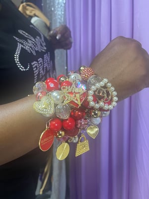 Image of Red Berry Bracelet Set