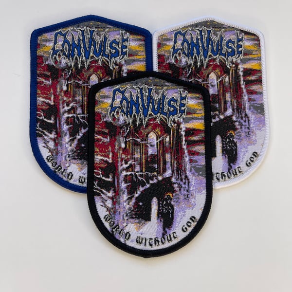 Image of Convulse - World Without God Woven Patch