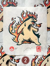Image 3 of Typhlosion! PKMN Color Reduction Print