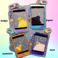 Image 3 of Birb selfies | clear charms