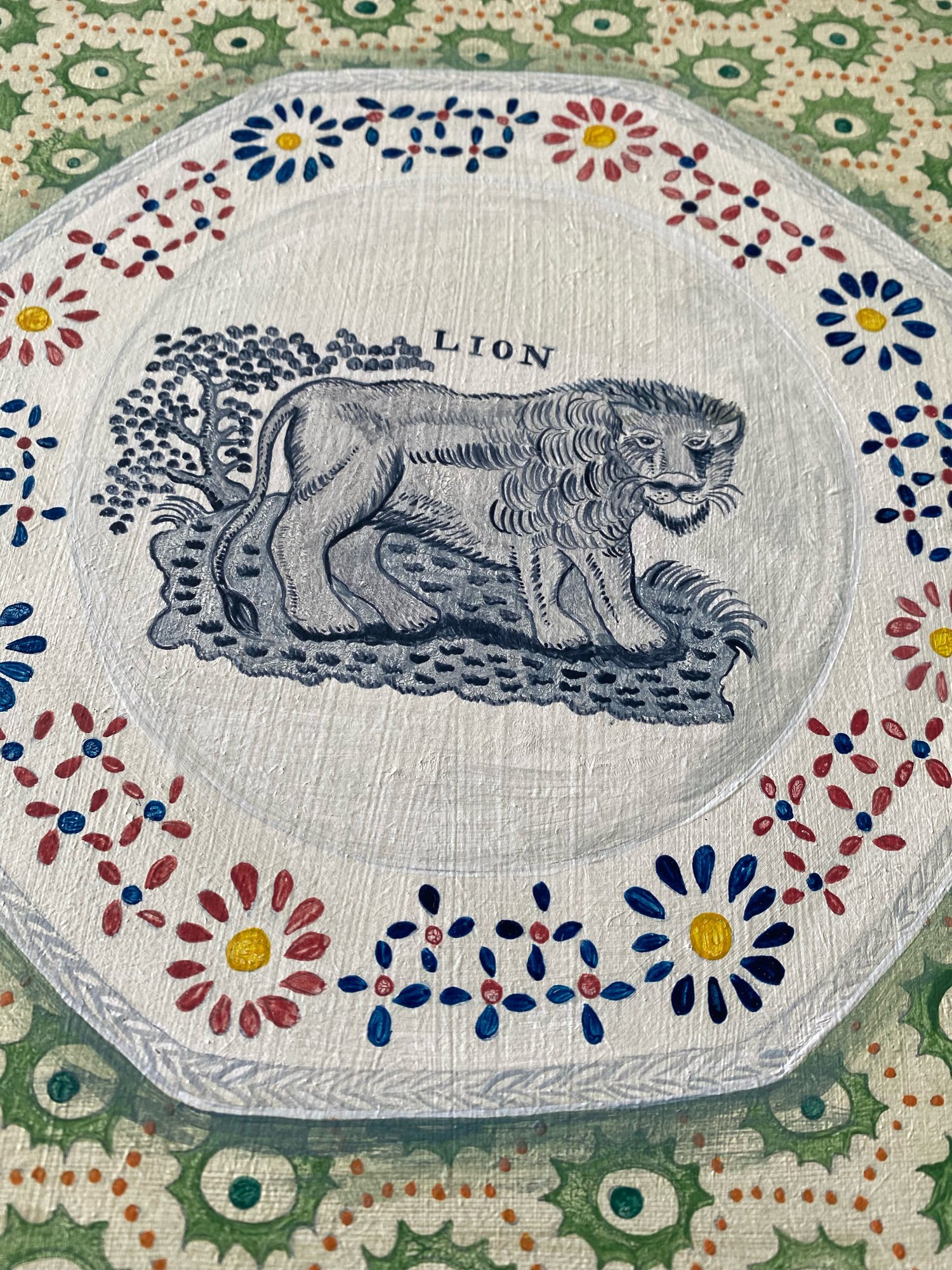 Image of Lion plate 