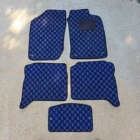 Image 1 of Toyota Hilux Surf / 4Runner 3rd Gen Checkered Floor Mats