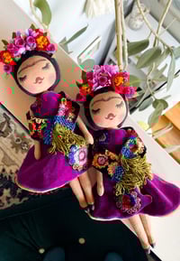 Image 3 of FRIDA INSPIRED ART DOLL SMALL