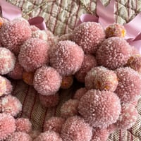 Image 2 of Pink Pom Wreath