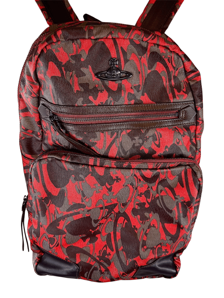 Image of Vivienne Westwood Orb-Camo Waxed Bag