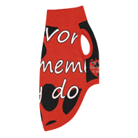 Image 1 of "My favorite family member is my dog" Knitted pet sweater