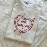 Image 1 of oned heart shirt