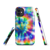 Image 2 of Tie Dye - Tough iPhone case Rainbow