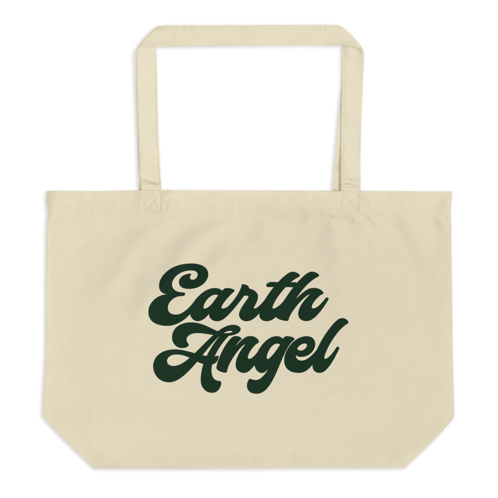 Image of EARTH ANGEL LARGE ORGANIC TOTE BAG