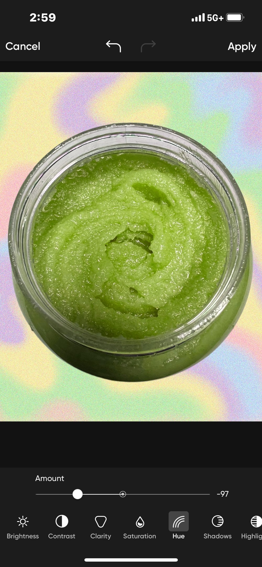 Emulsified Sugar Scrub