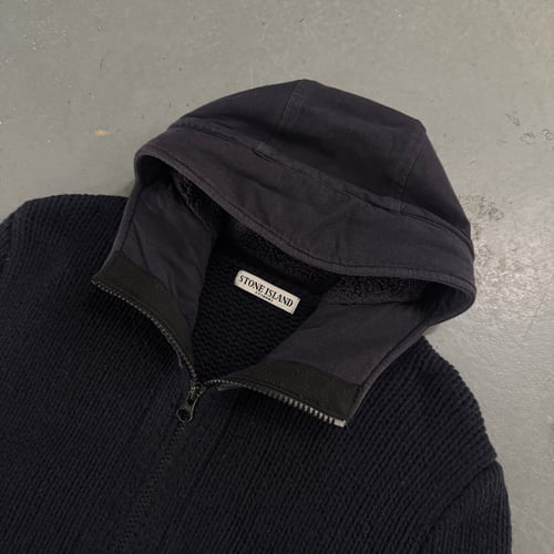 Image of AW 2011 Stone Island Wool Heavyweight Zip Up, size XL